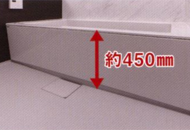シティタワー国分寺ザ・ツインの低床型ユニットバス